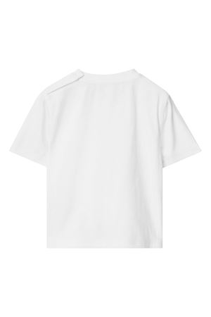 white cotton tshirt BURBERRY KIDS | 8104509A1464